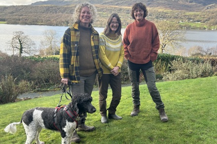 Ltor Simone Daye, Fiona Butcher And Diane Nicholas At Brantwood