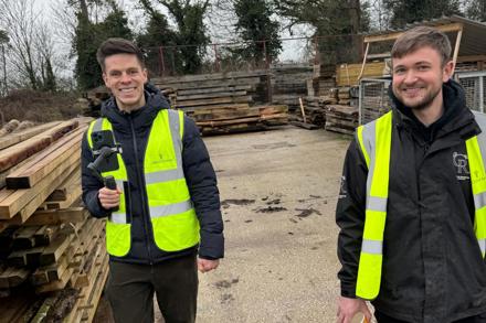 Will and Rupert Timber Yard